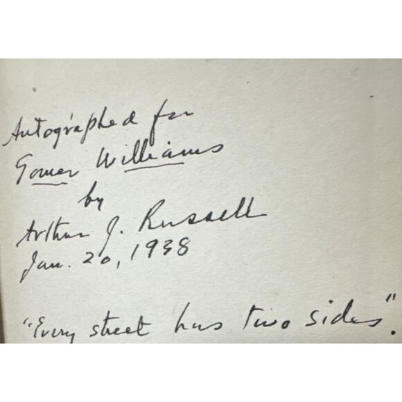 A J Russell Fourth Street 1st Ed. 1917 1st Ed HB Minneapolis MN Signed Inscribed - Picture 3 of 12